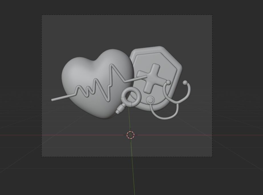 Medical Sign 3d Illustration  Icon Pack 3D model_20