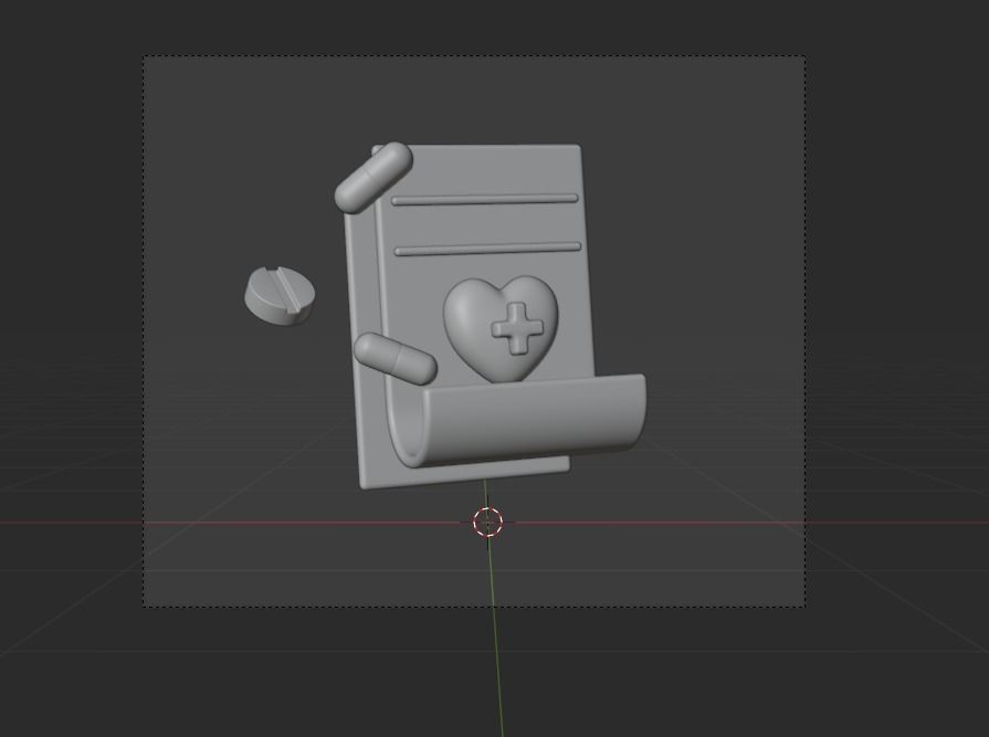 Medical Sign 3d Illustration  Icon Pack 3D model_6