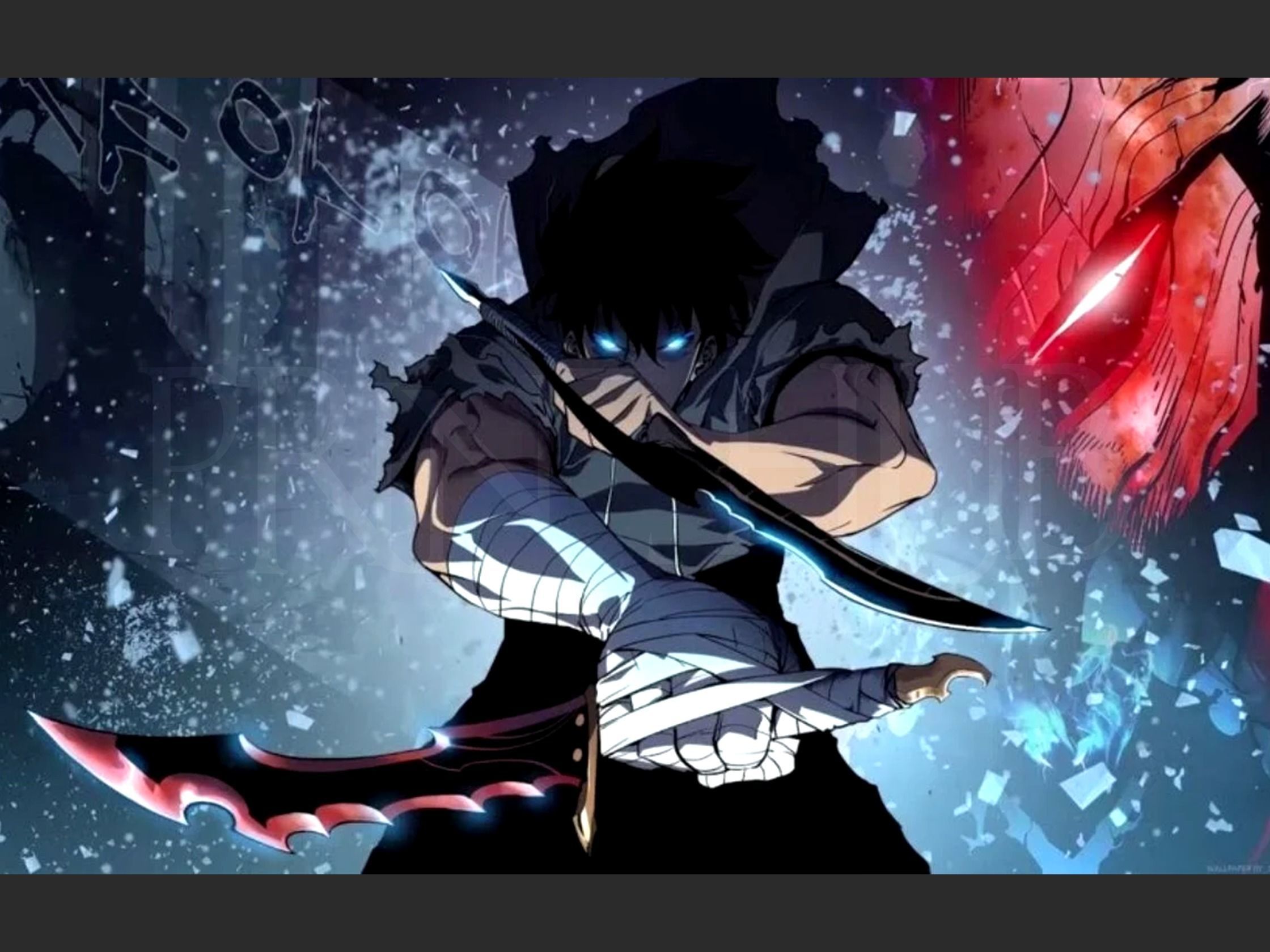 Solo Leveling - Knight Slayer Dagger Cosplay 3D print model_2