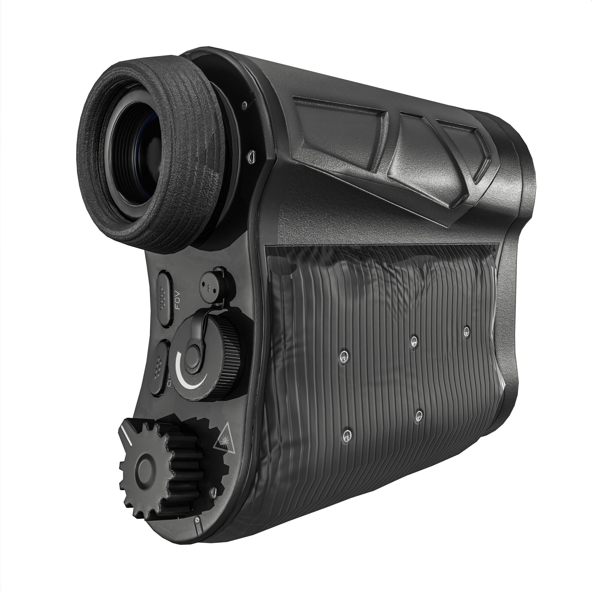 Military Rangefinder Binocular Low-poly 3D model_7