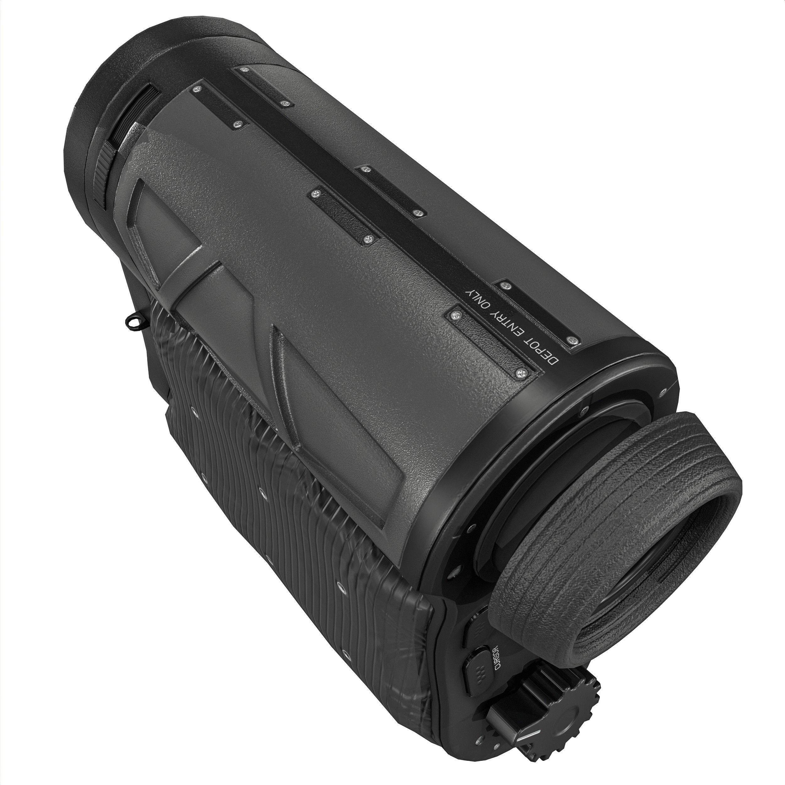 Military Rangefinder Binocular Low-poly 3D model_15