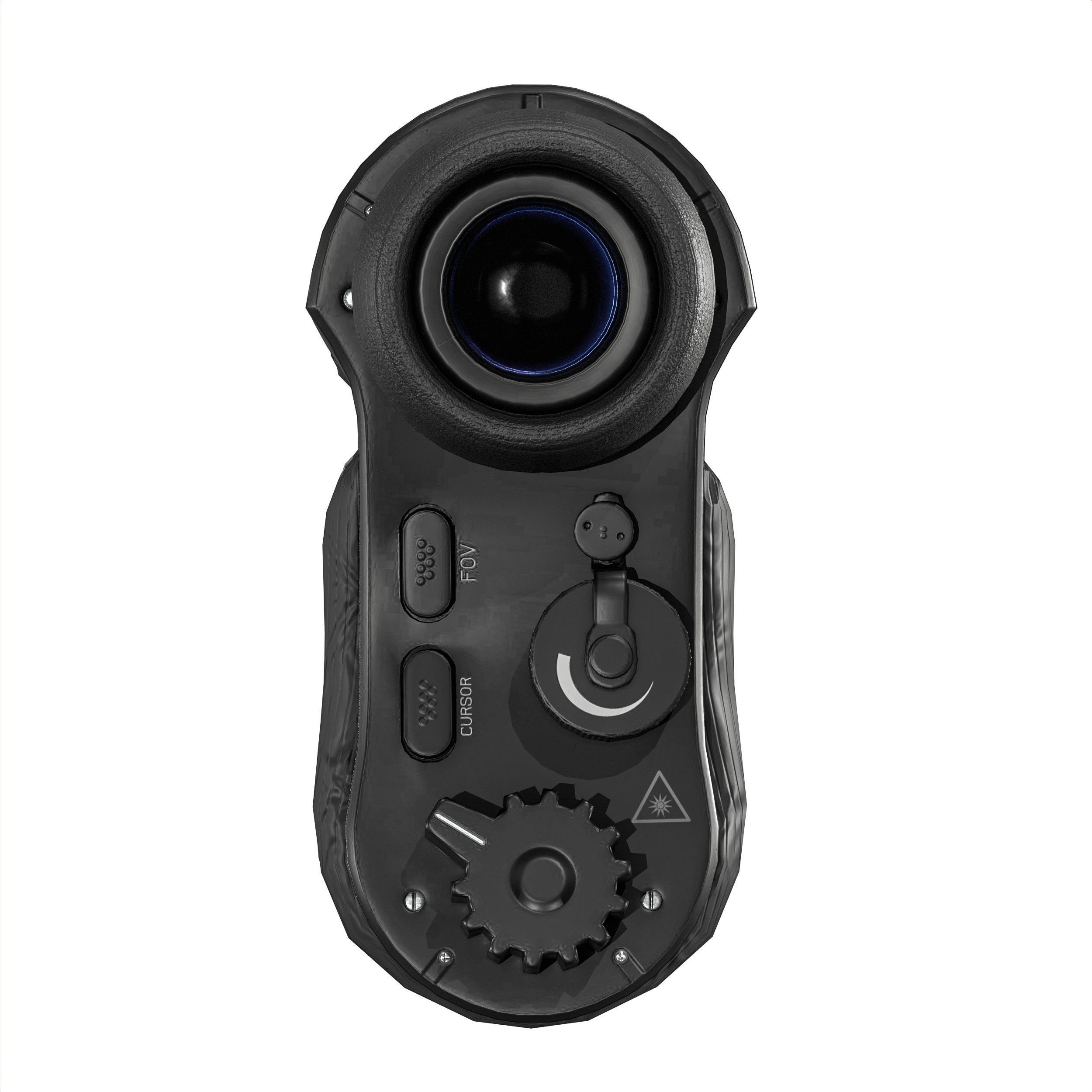 Military Rangefinder Binocular Low-poly 3D model_11