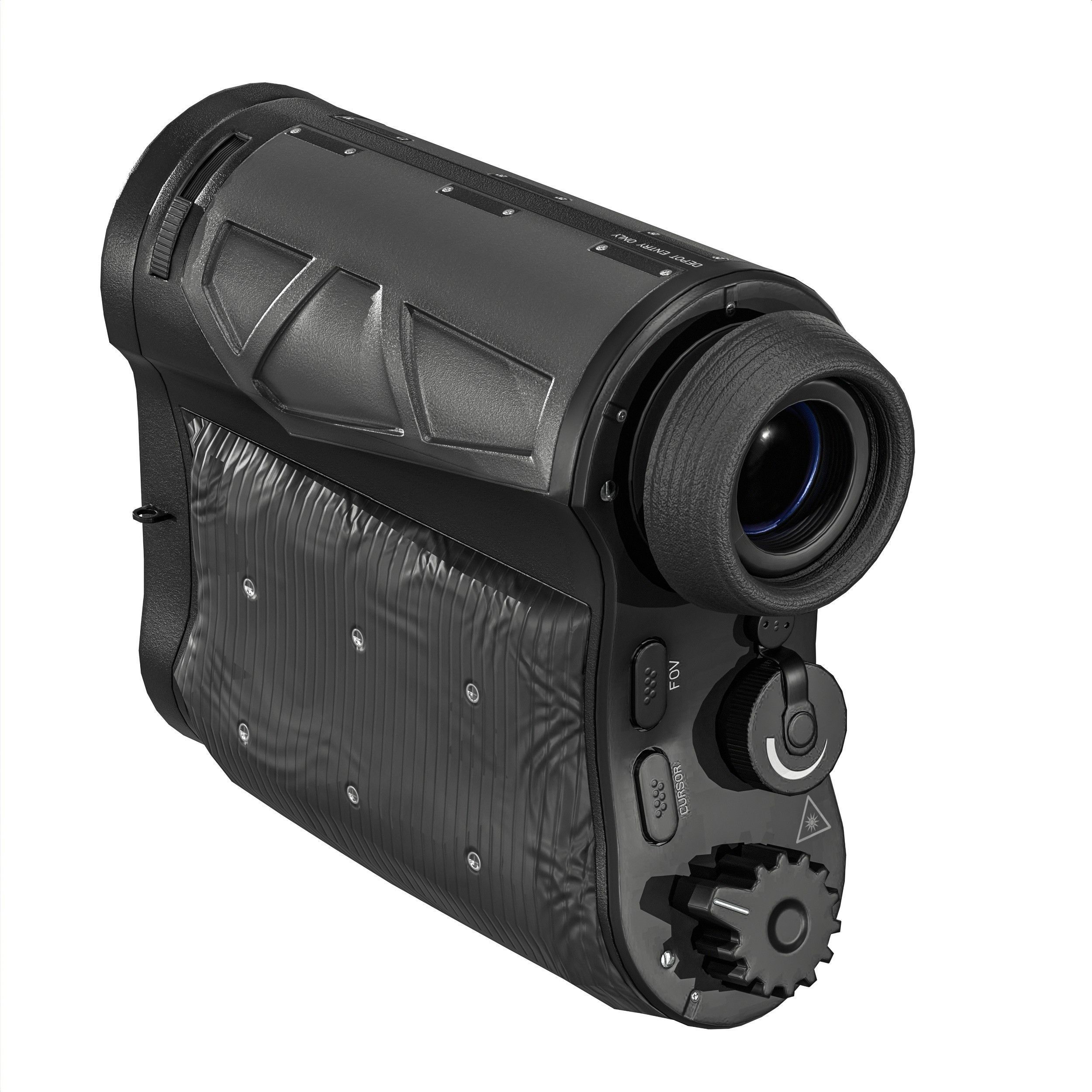 Military Rangefinder Binocular Low-poly 3D model_16