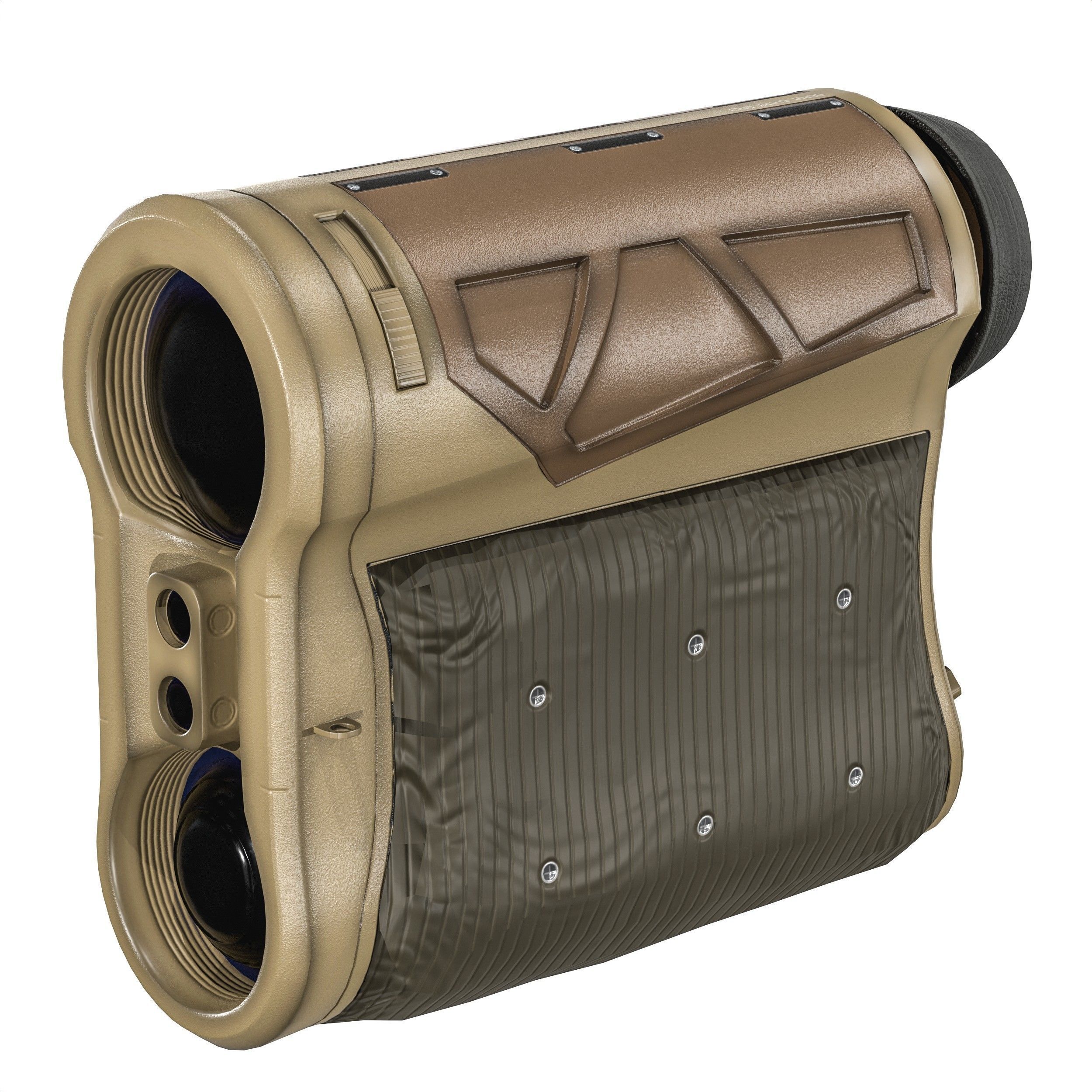Military Rangefinder Binocular Low-poly 3D model_13