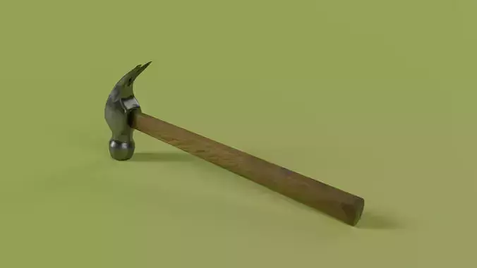 Hammer Low-poly 3D model