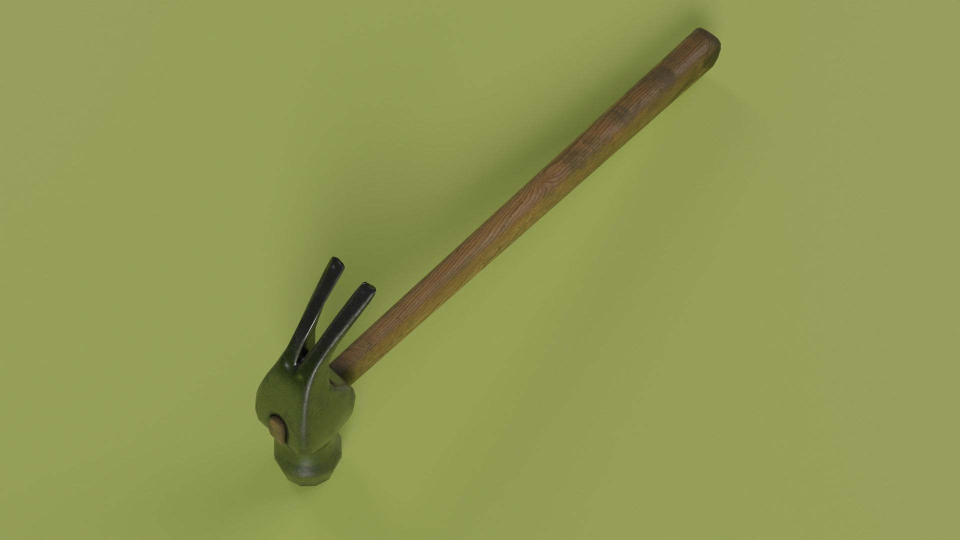 Hammer Low-poly 3D model Low-poly 3D model_5