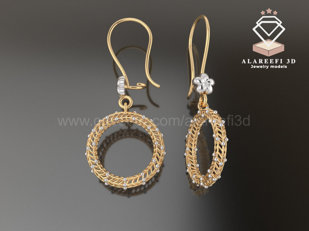 Collection 5   -12 Turkish Earrings Exclusive for the first time 3D print model_10