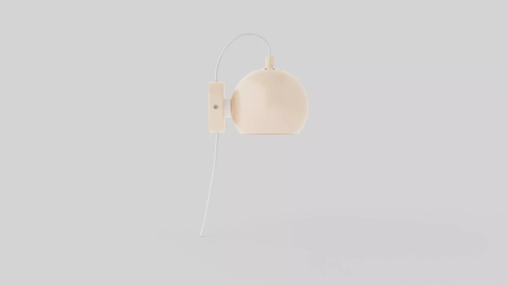 Ball Rocking Lamp Bronze Low-poly 3D model