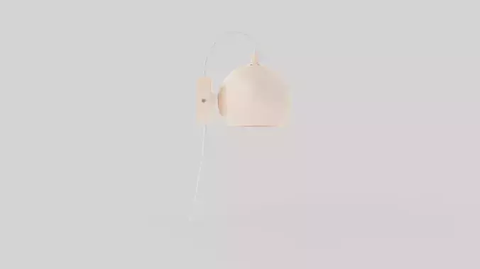 Ball Rocking Lamp Bronze Low-poly 3D model