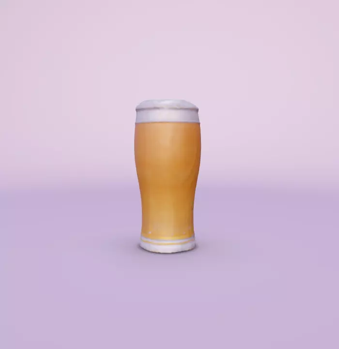 Realistic 3D Beer Model for Gaming 3D model_0