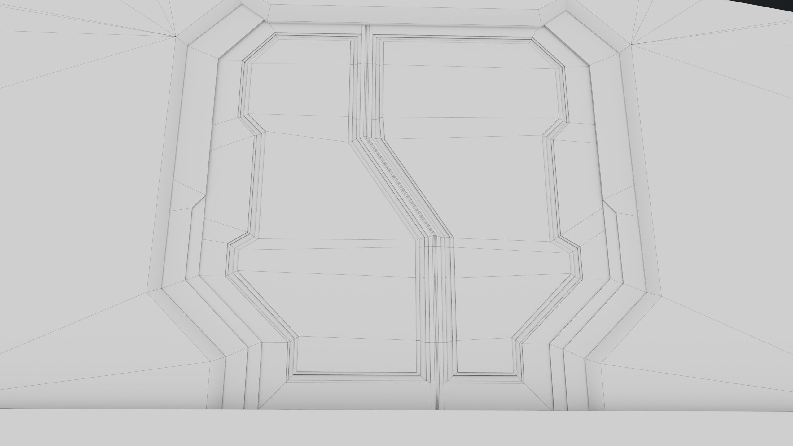 3D Sci-Fi Corridor 02 All PBR Unity UE Textures Low-poly 3D model_43