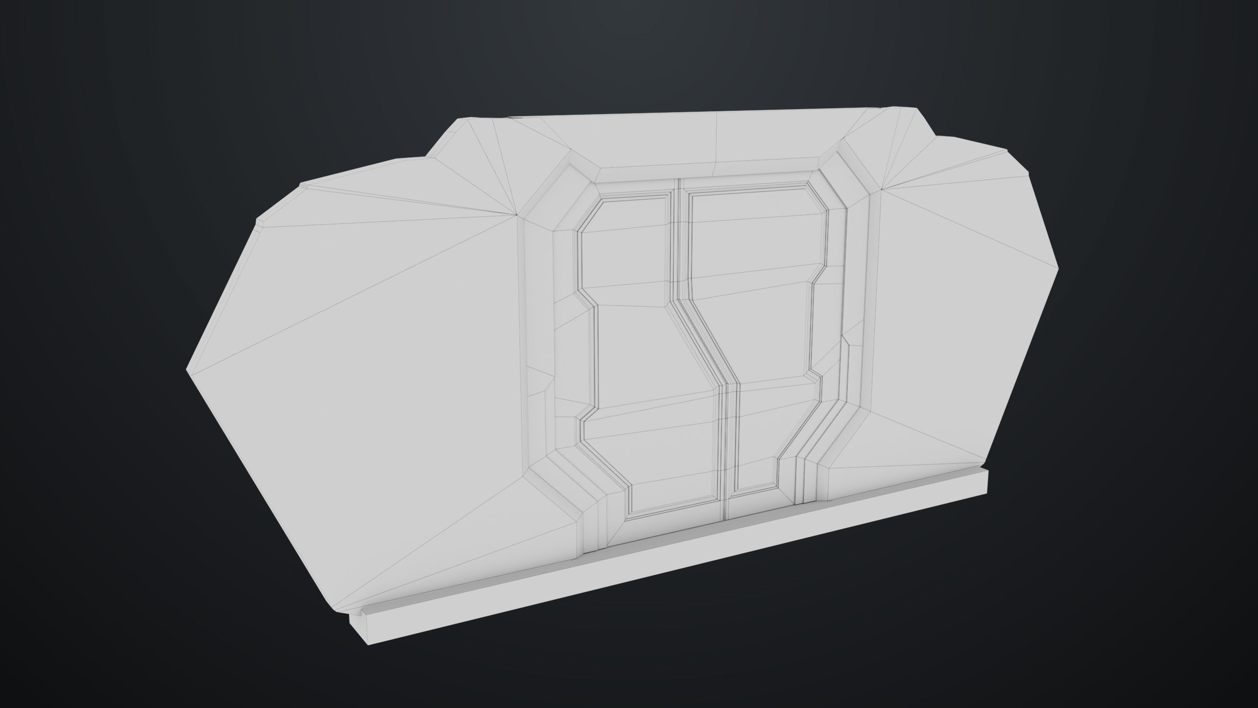 3D Sci-Fi Corridor 02 All PBR Unity UE Textures Low-poly 3D model_42