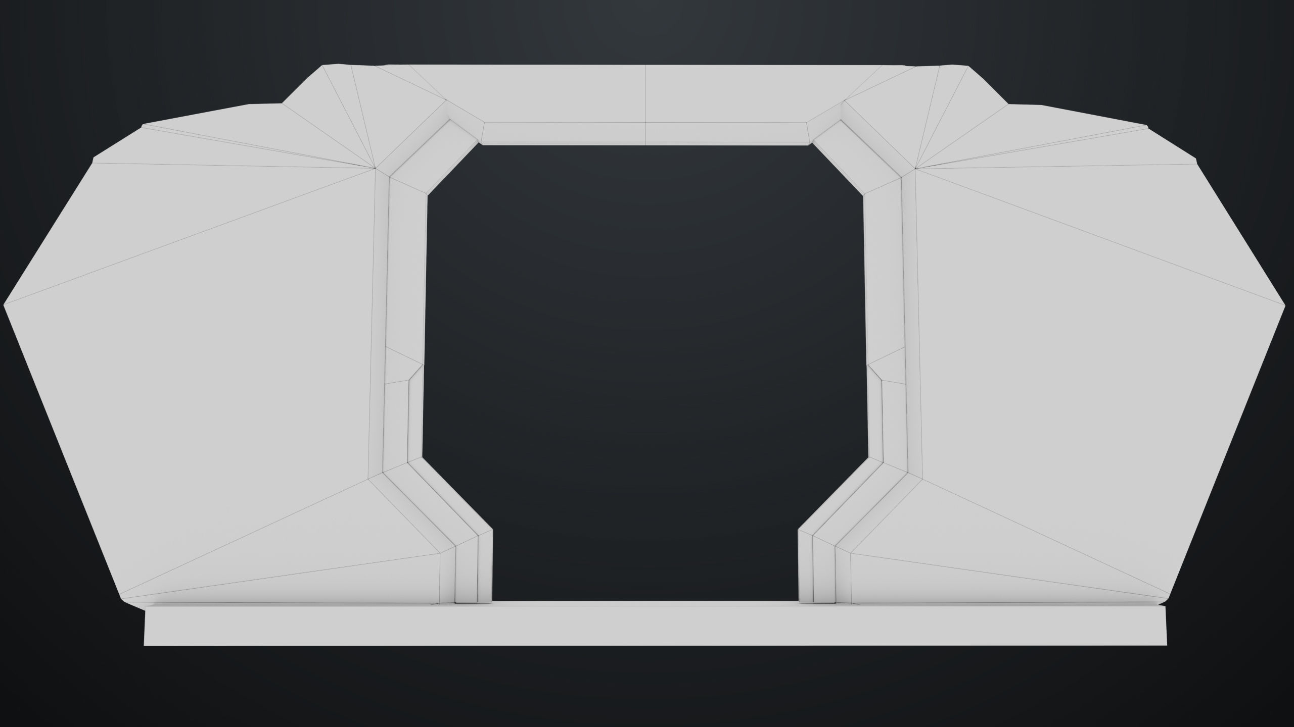 3D Sci-Fi Corridor 02 All PBR Unity UE Textures Low-poly 3D model_33