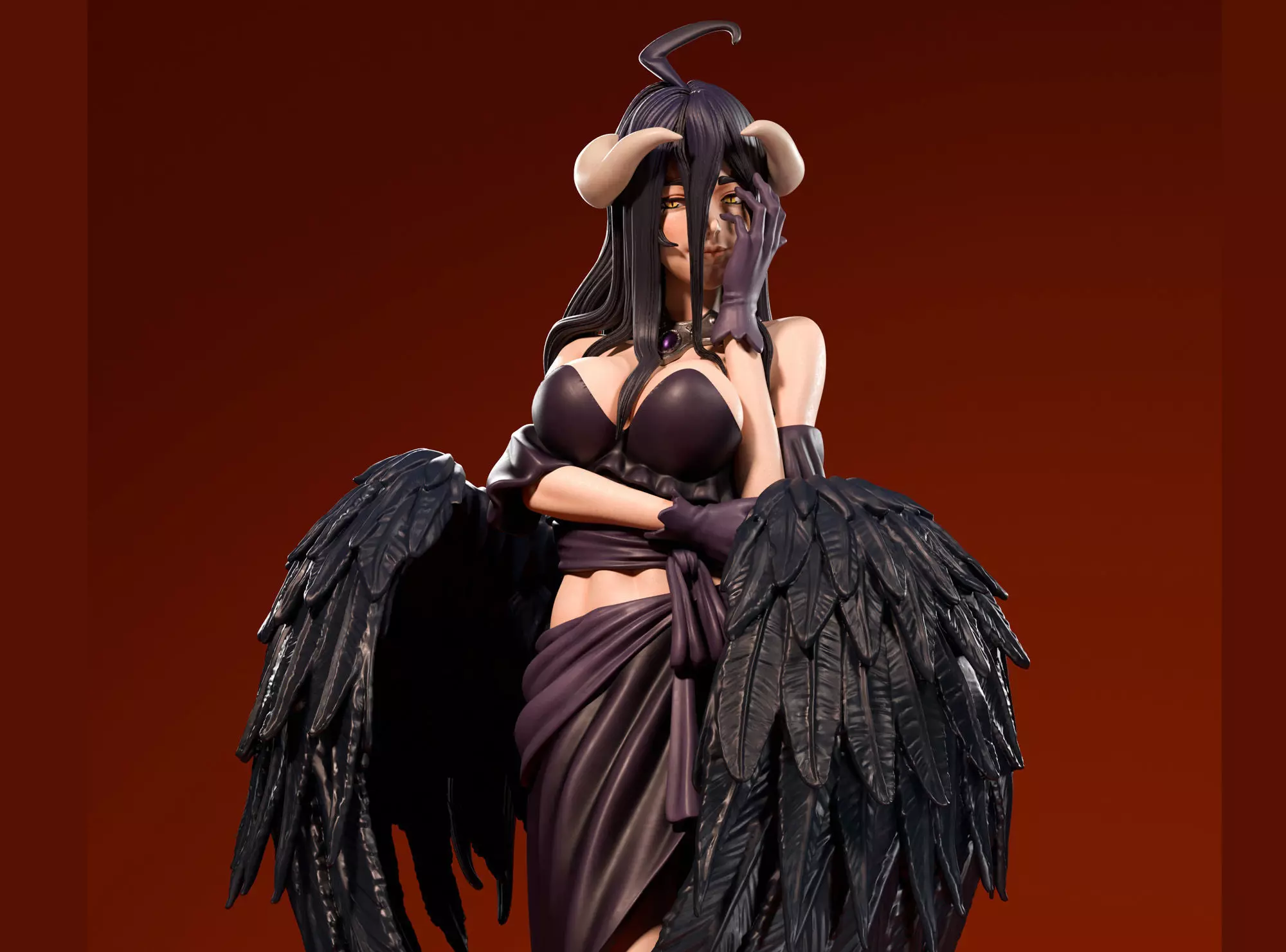 Albedo Overlord 3D print model