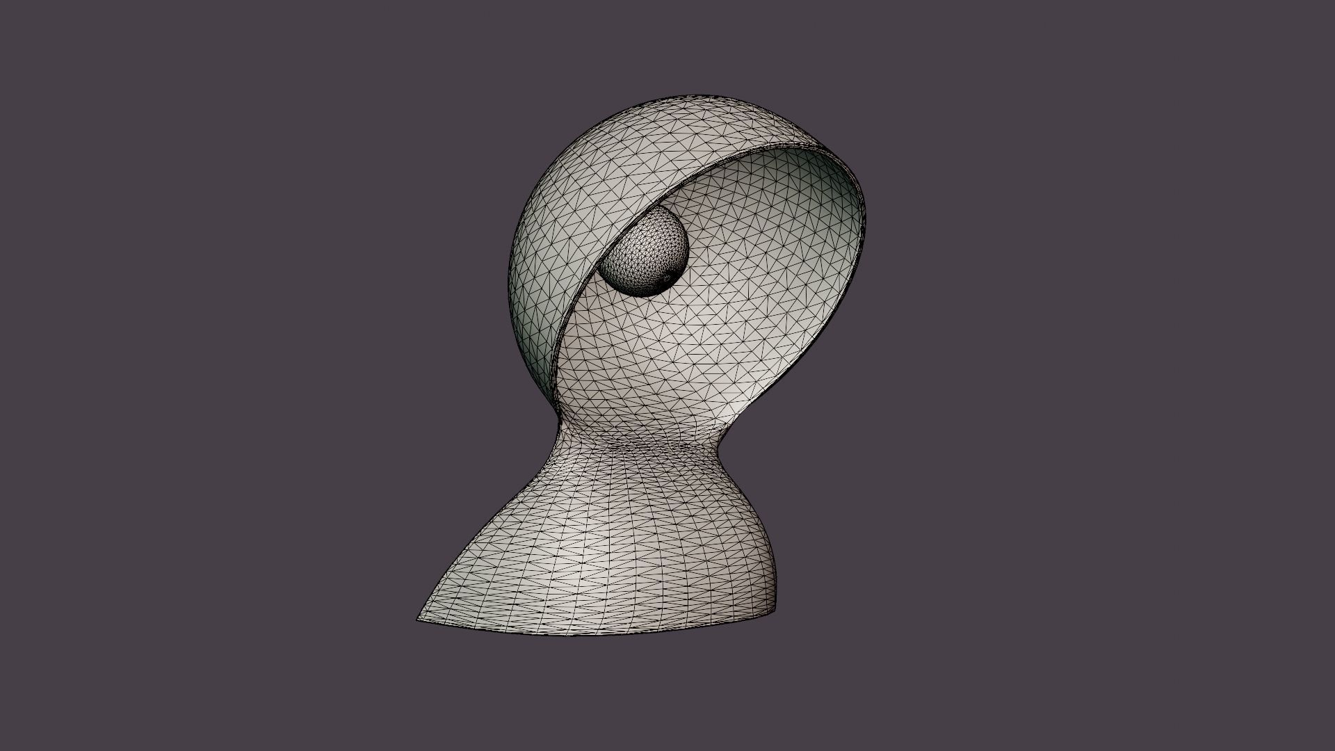 Dale Table Lamp Low-poly 3D model_7