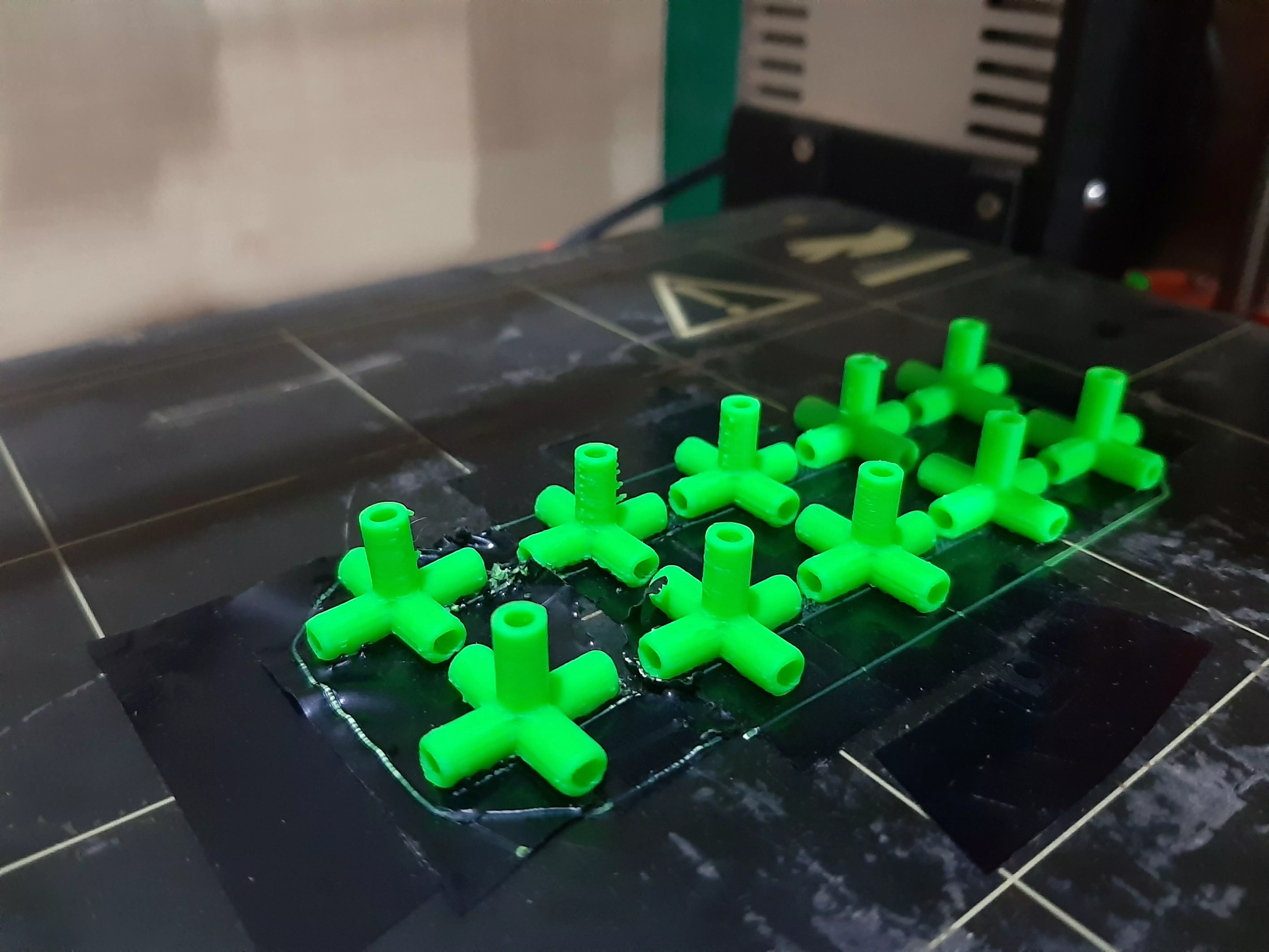 Aquarium Air Pipe 5 Way 270 Connector 3D print model_0