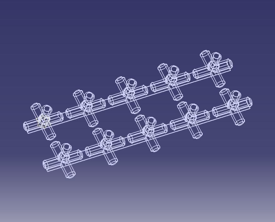 Aquarium Air Pipe 5 Way 270 Connector 3D print model_6