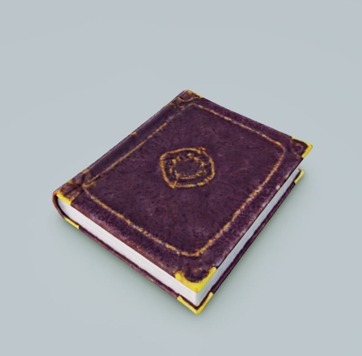 Immersive 3D Book Model for Gaming 3D model_2