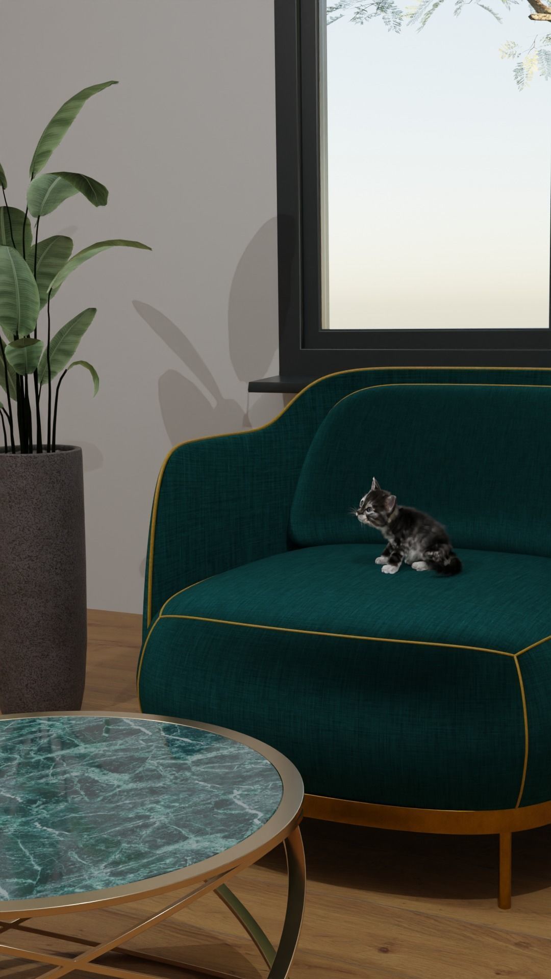 Sofa The origin of sofa 3D model_2