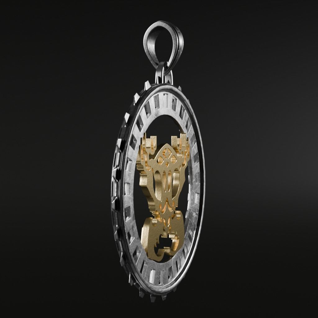 Talisman symbol - 3D printable model 3D print model_5