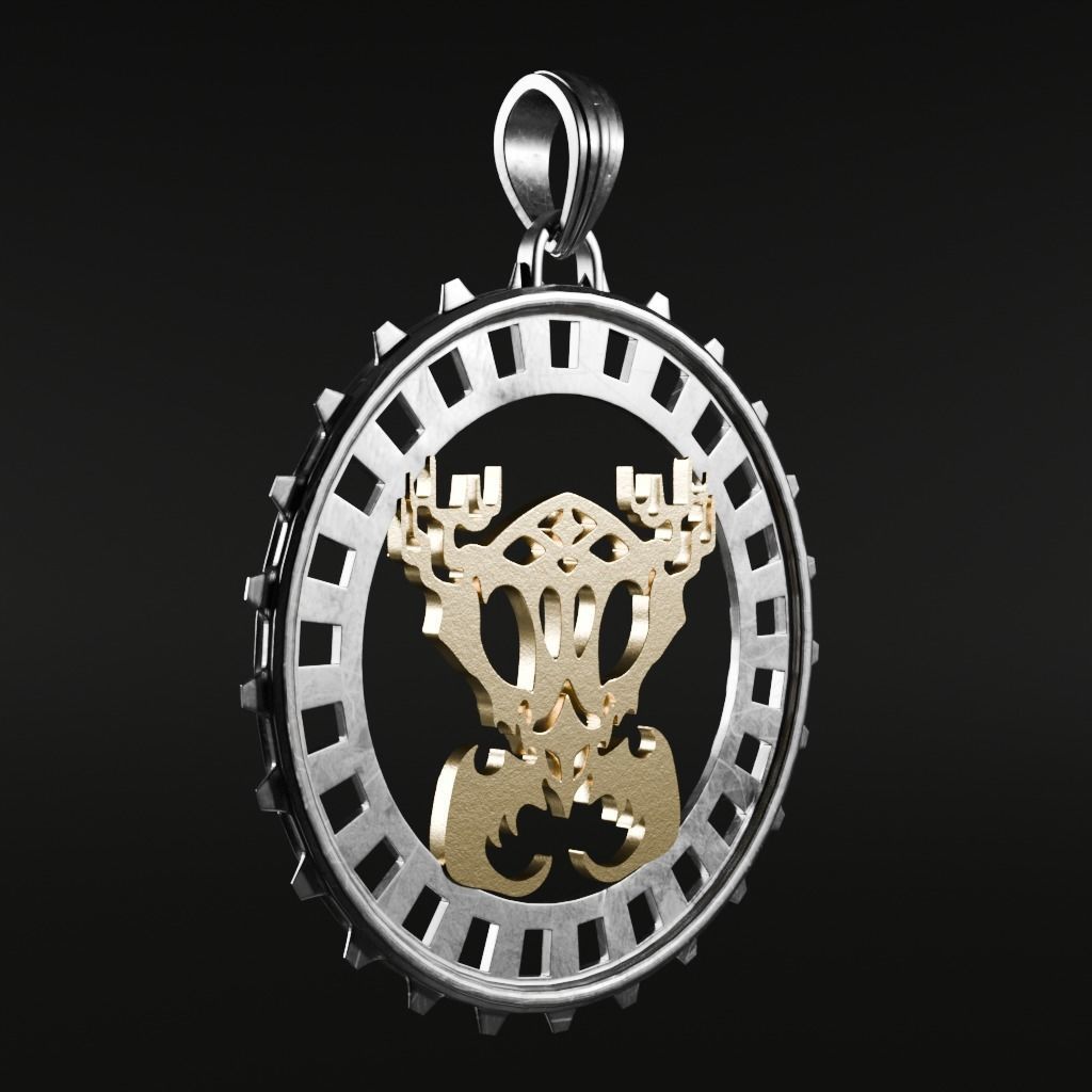 Talisman symbol - 3D printable model 3D print model_6