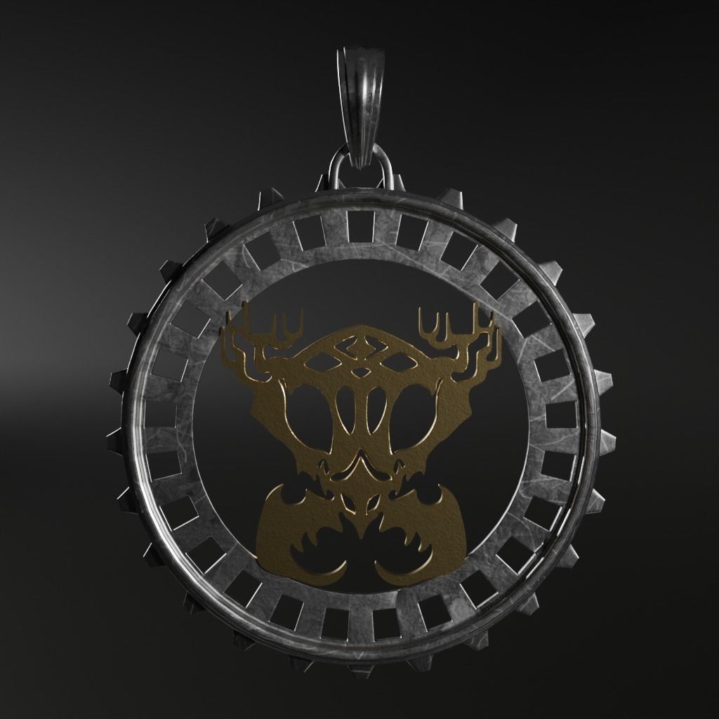 Talisman symbol - 3D printable model 3D print model_7