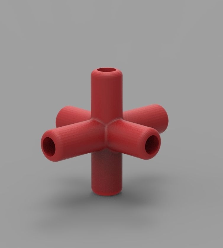  Aquarium Air Pipe Connector 360 3D print model_61