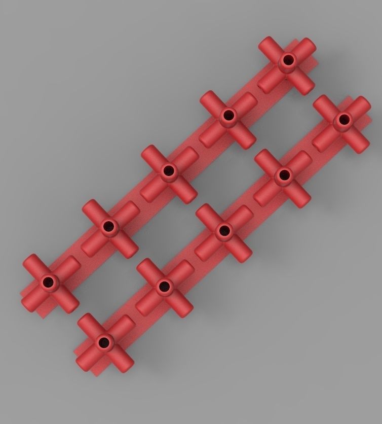  Aquarium Air Pipe Connector 360 3D print model_51