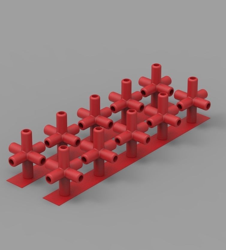  Aquarium Air Pipe Connector 360 3D print model_42