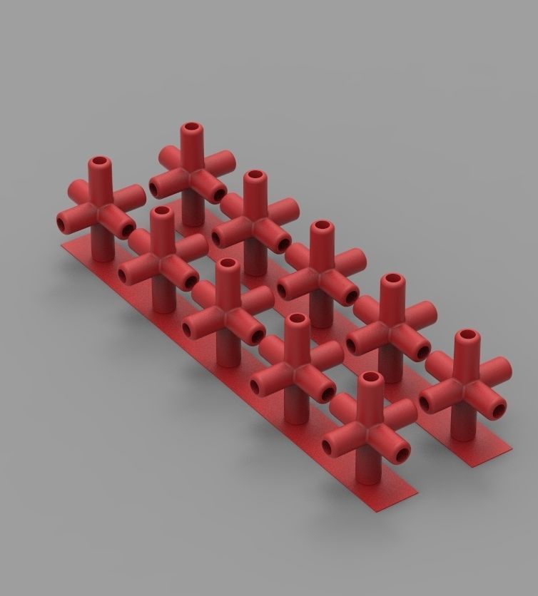  Aquarium Air Pipe Connector 360 3D print model_44