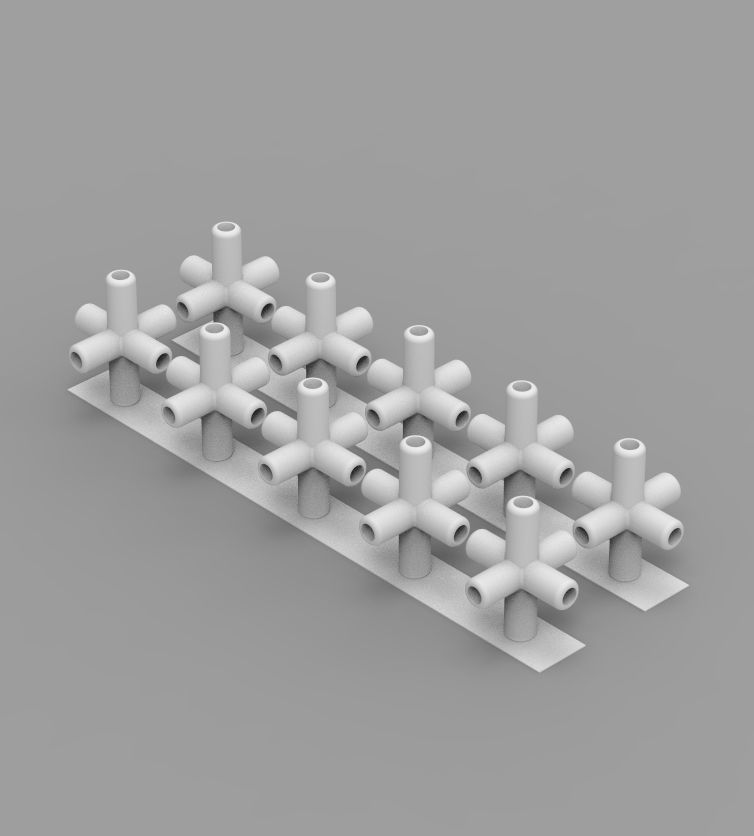  Aquarium Air Pipe Connector 360 3D print model_26