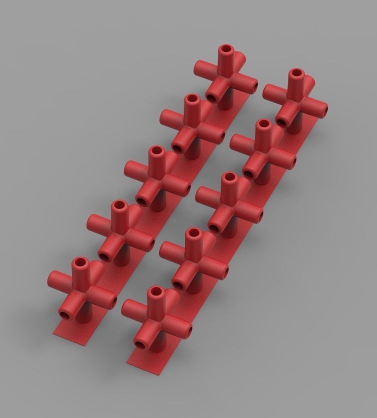  Aquarium Air Pipe Connector 360 3D print model_45