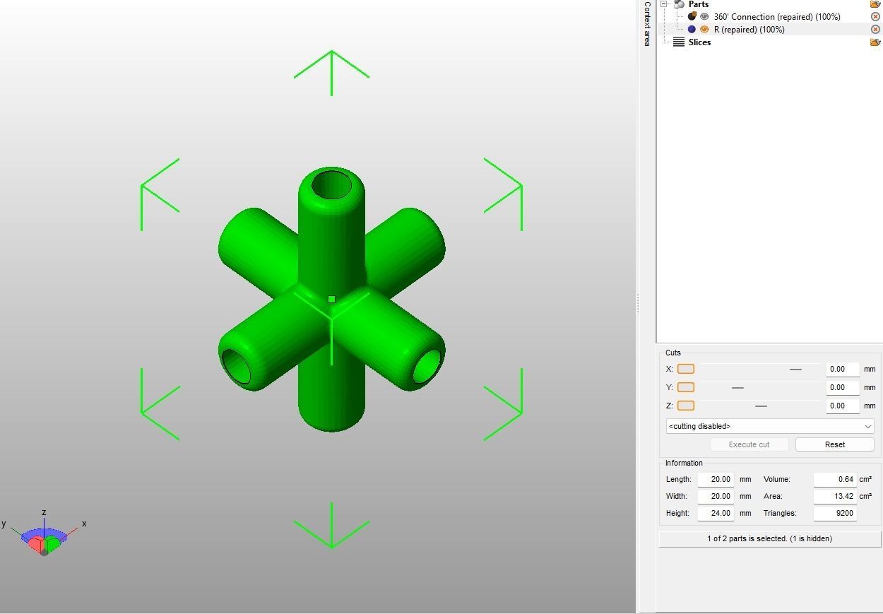  Aquarium Air Pipe Connector 360 3D print model_15