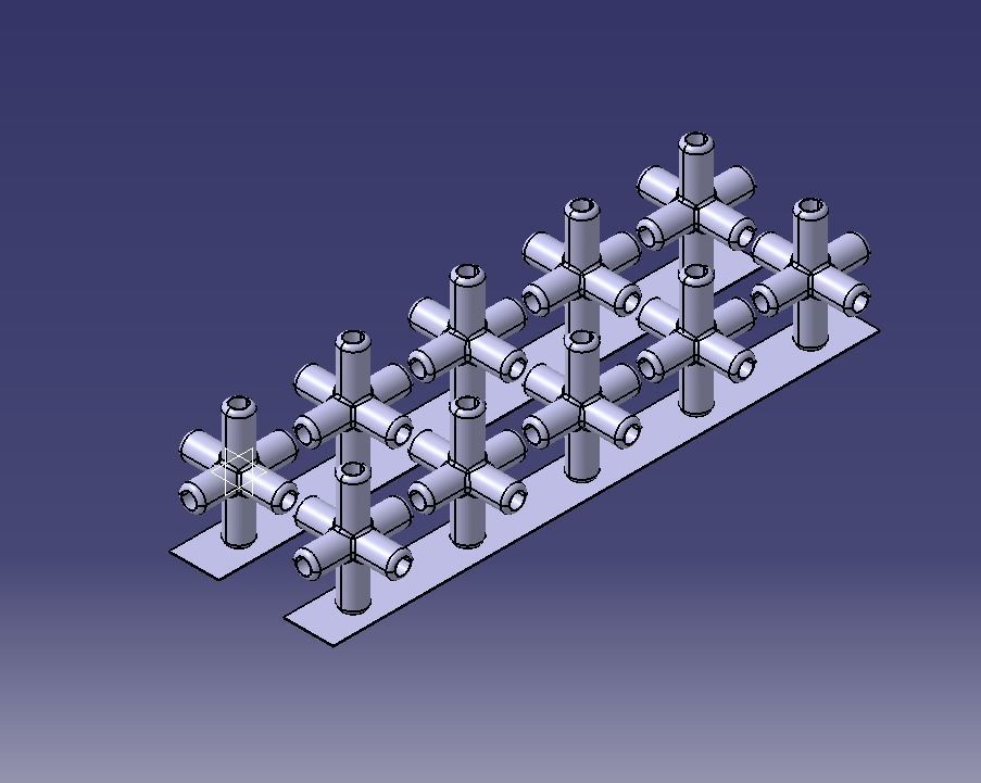  Aquarium Air Pipe Connector 360 3D print model_3