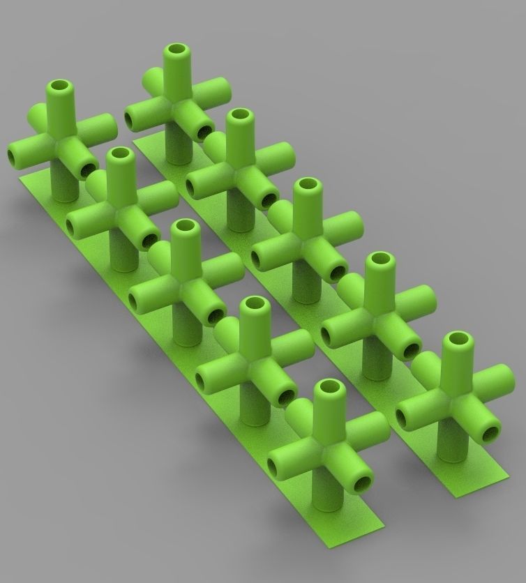  Aquarium Air Pipe Connector 360 3D print model_2