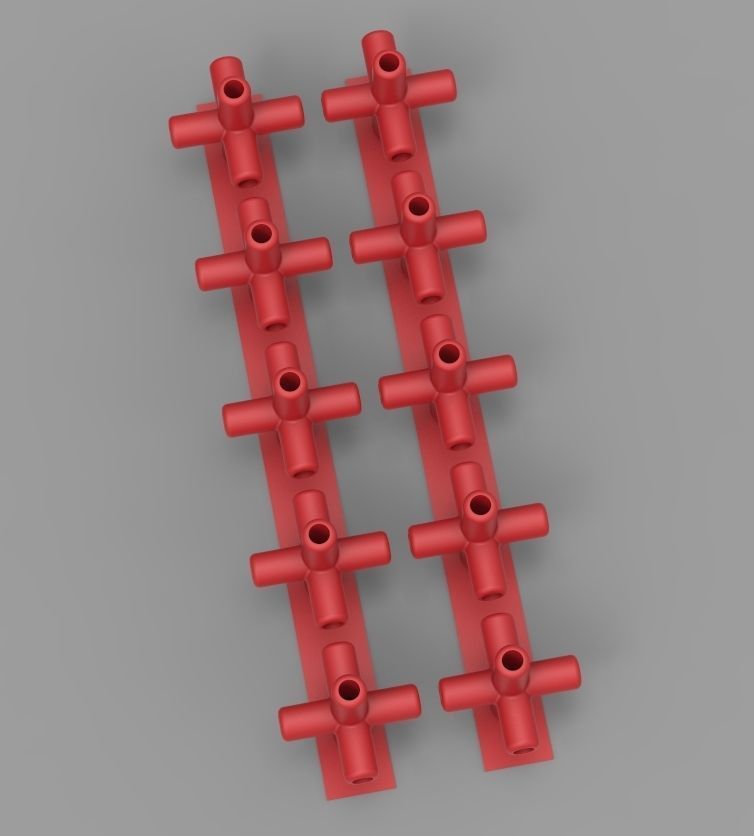  Aquarium Air Pipe Connector 360 3D print model_49