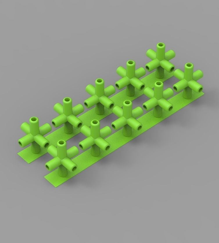  Aquarium Air Pipe Connector 360 3D print model_32