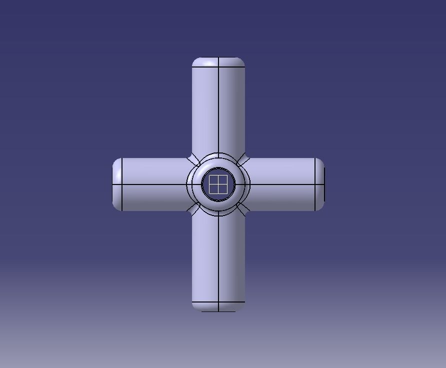  Aquarium Air Pipe Connector 360 3D print model_7