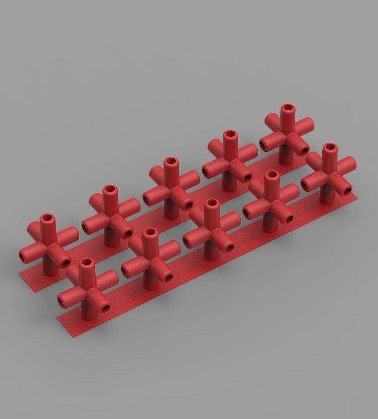  Aquarium Air Pipe Connector 360 3D print model_47