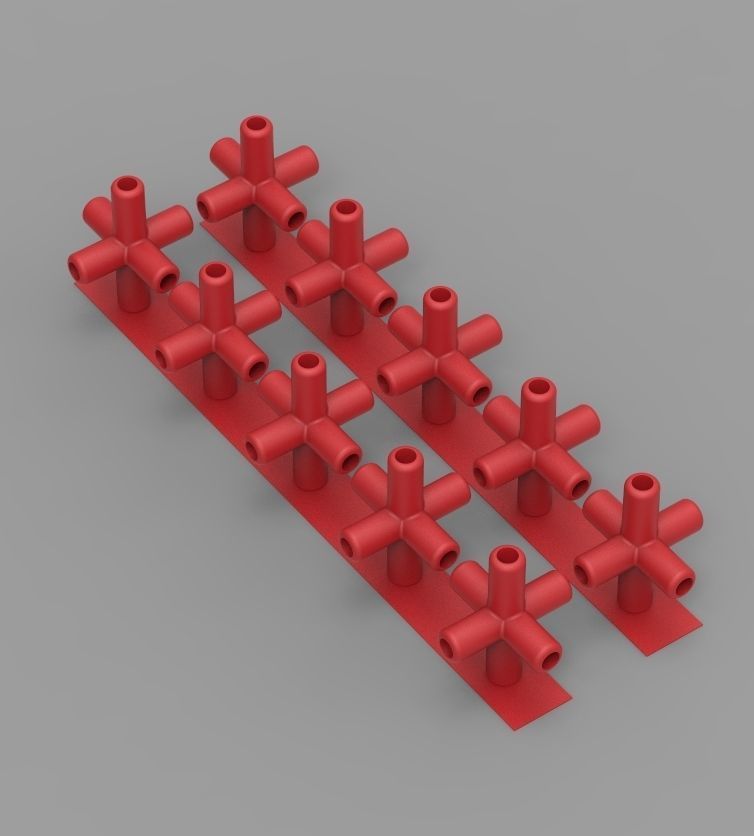  Aquarium Air Pipe Connector 360 3D print model_54