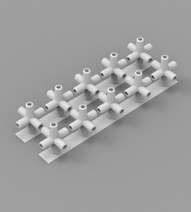  Aquarium Air Pipe Connector 360 3D print model_24