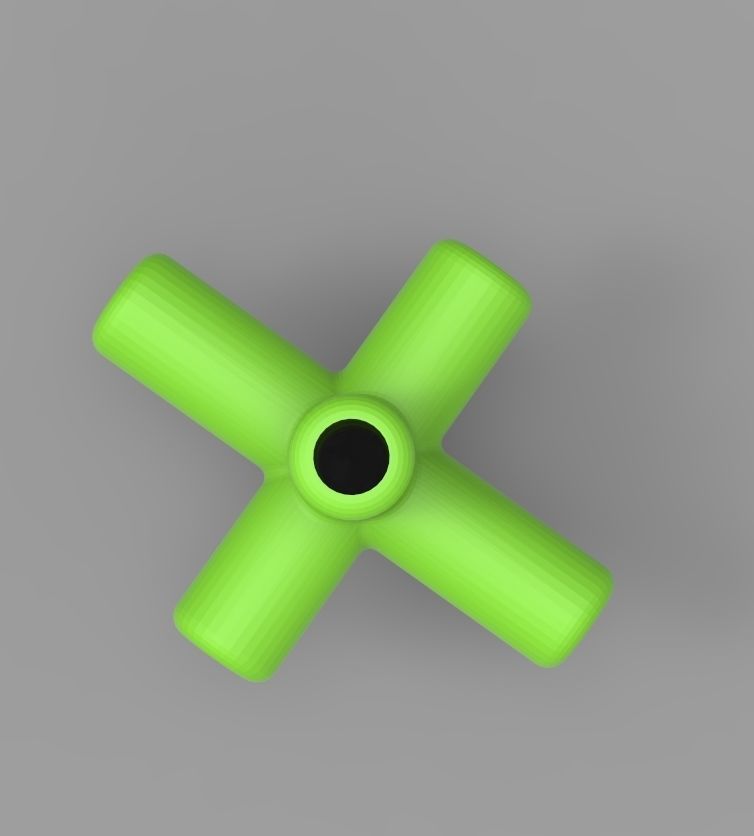  Aquarium Air Pipe Connector 360 3D print model_71