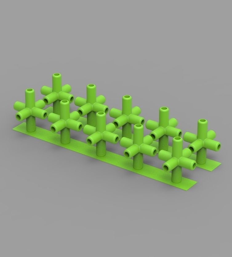  Aquarium Air Pipe Connector 360 3D print model_37