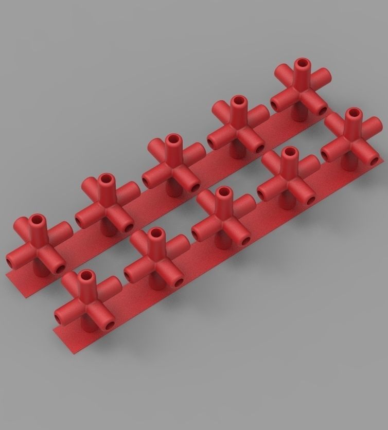  Aquarium Air Pipe Connector 360 3D print model_43