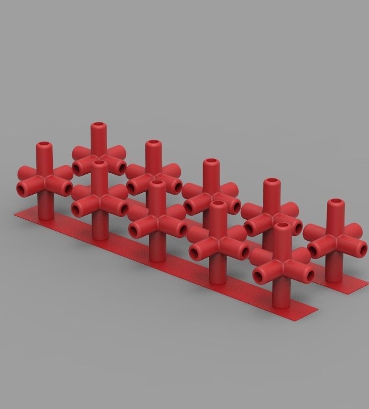  Aquarium Air Pipe Connector 360 3D print model_40