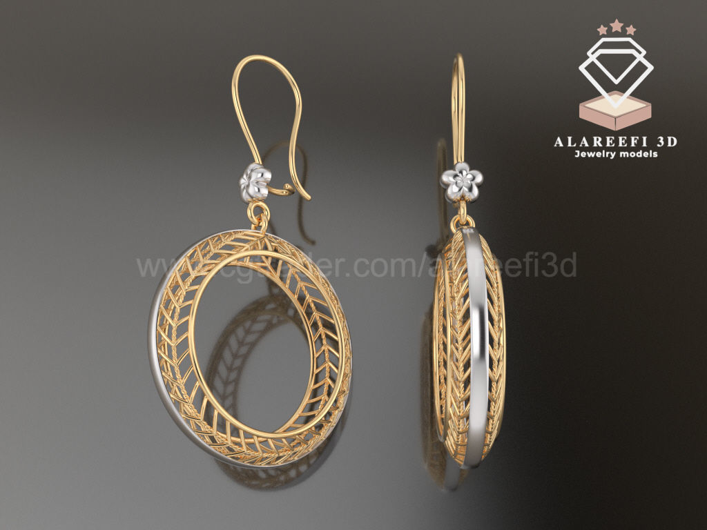 Collection 6   -12 Turkish Earrings Exclusive for the first time 3D print model_7