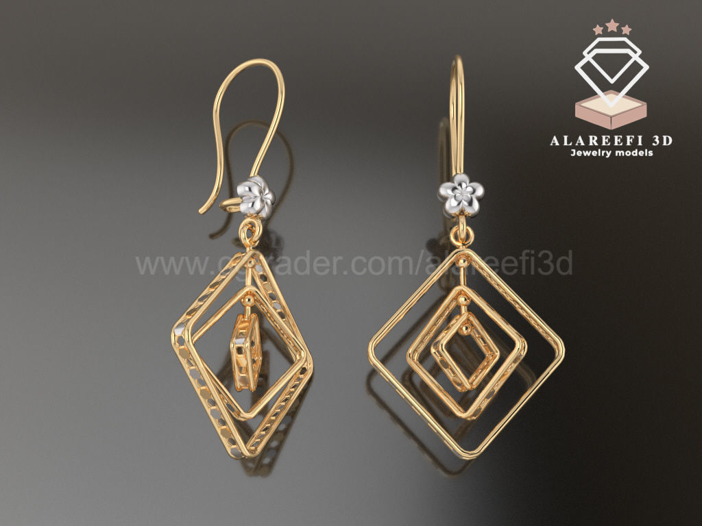 Collection 6   -12 Turkish Earrings Exclusive for the first time 3D print model_1