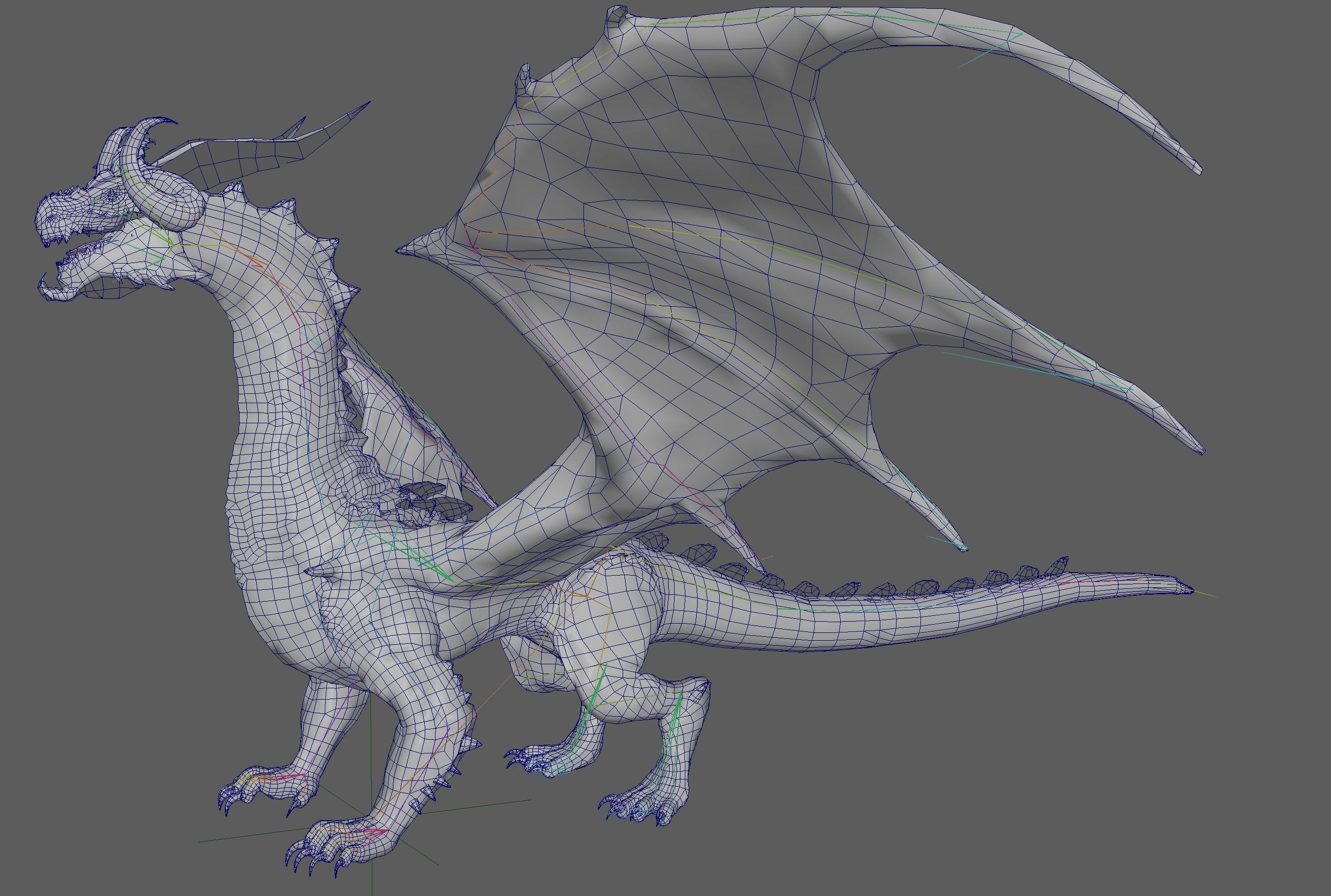 Desert Dragon Ancient 3D model_19