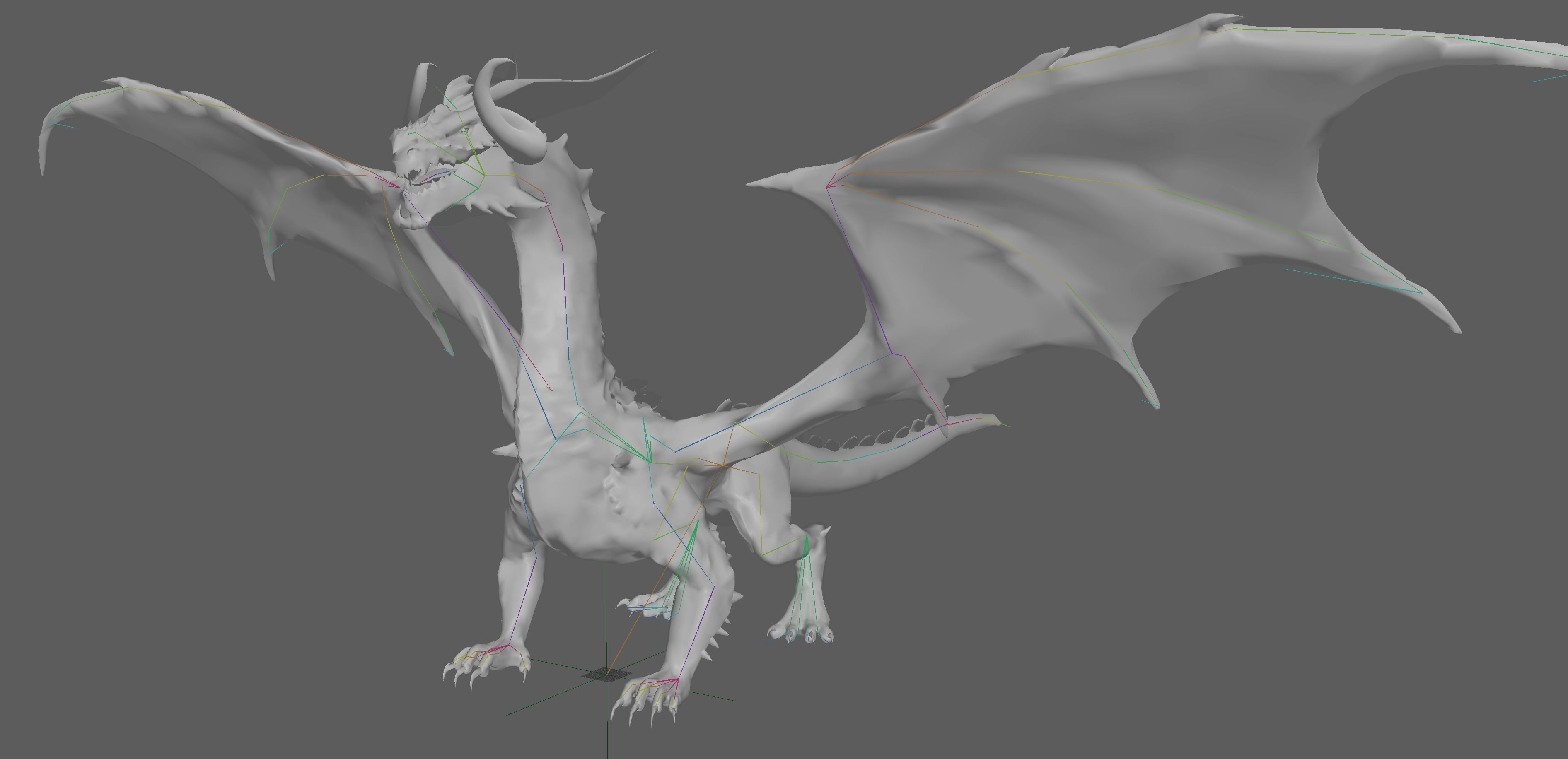 Desert Dragon Ancient 3D model_14