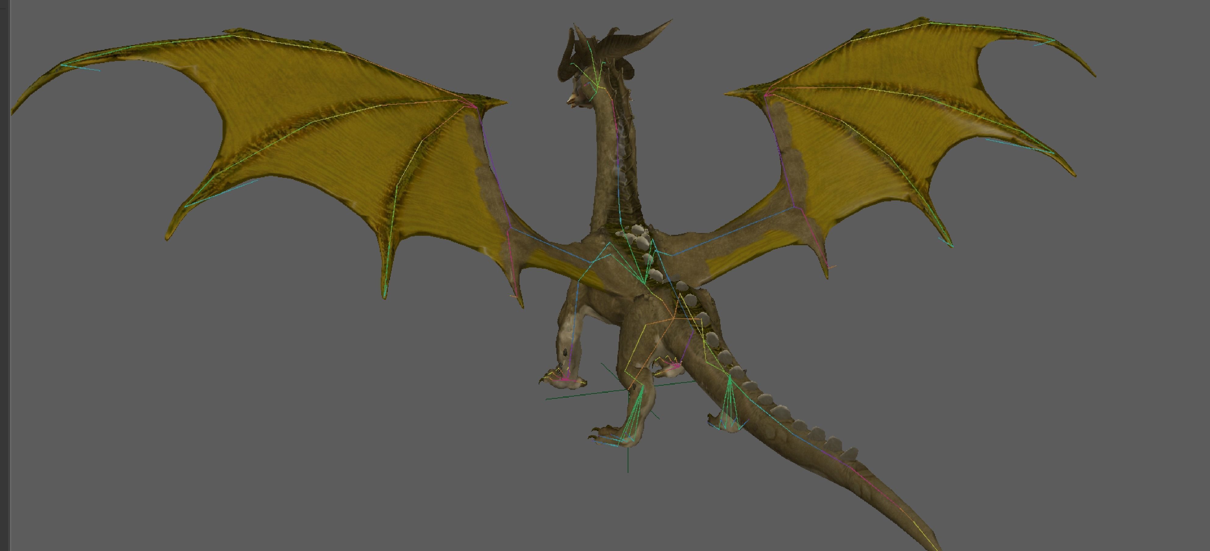 Desert Dragon Ancient 3D model_18